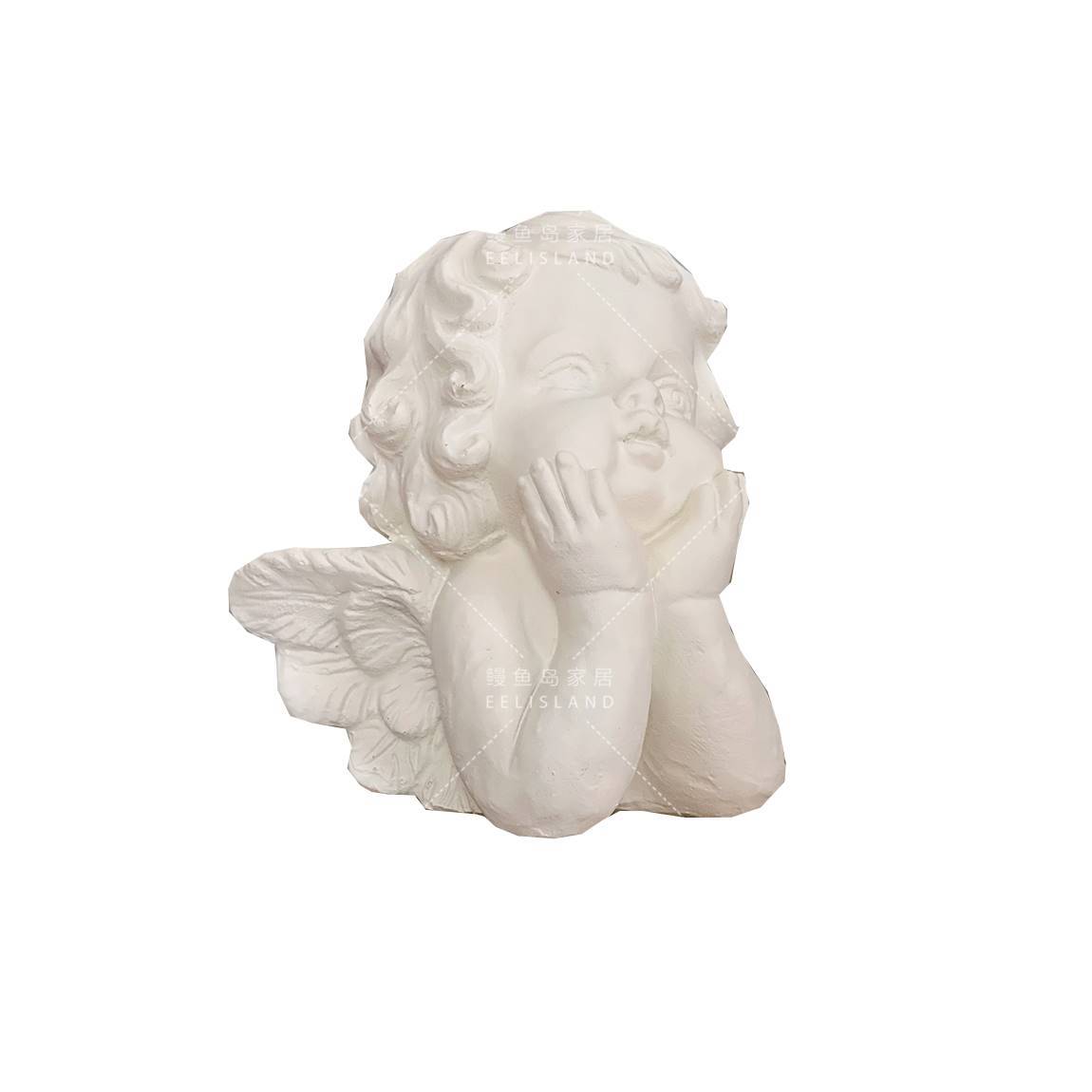 Middle -aged style retro angel French sculpture decoration home soft bedroom restaurant swinging props decoration