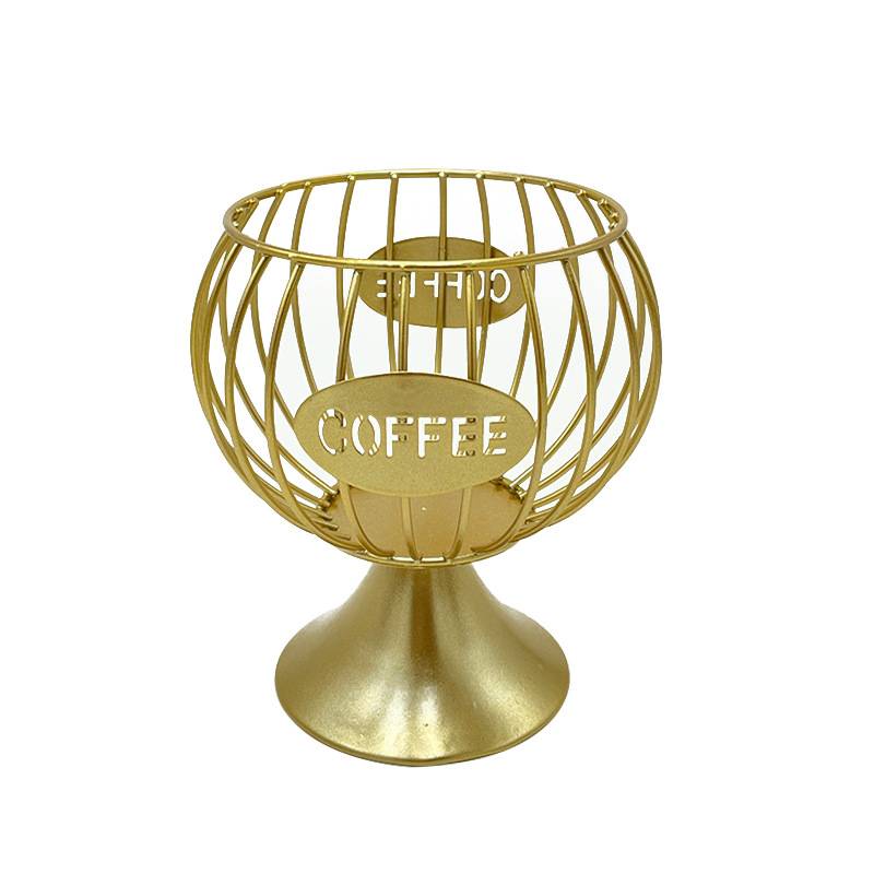 Factory Direct Sale Creative Iron Coffee Capsule Harmented Basketball Big Barn L basey Jelly Frame Grandma Cup Iron Slashed