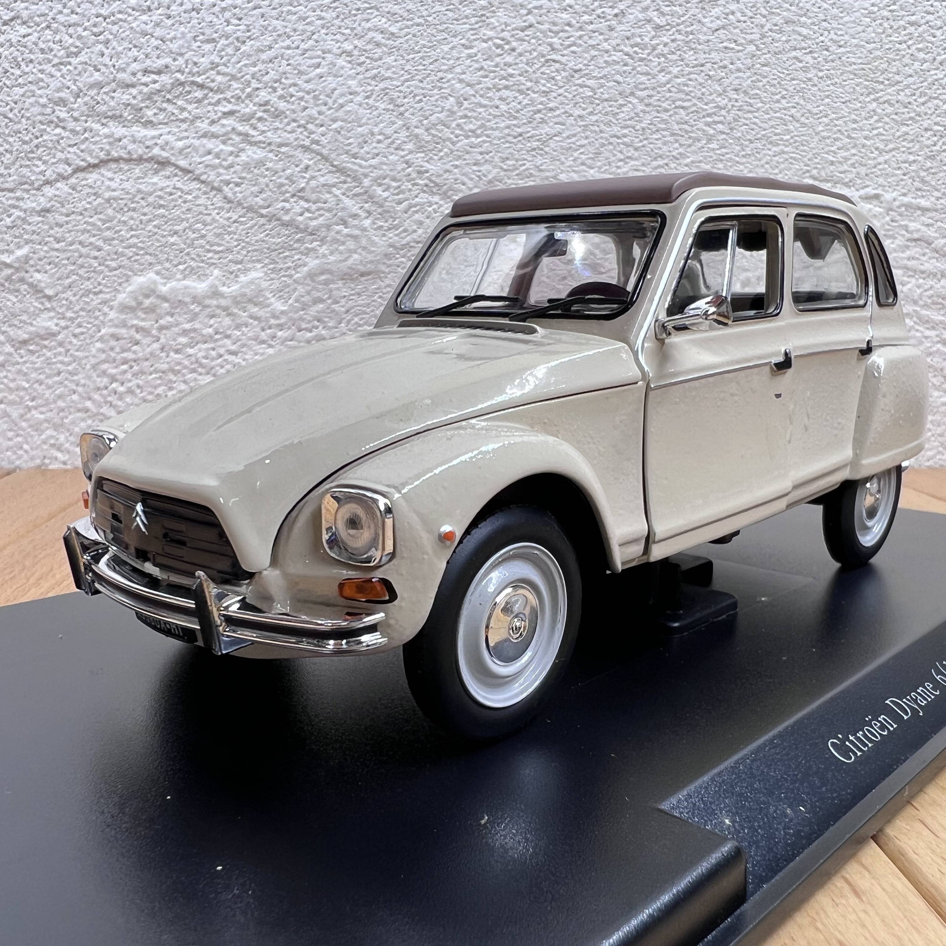 Disabled car 1:24 Citroen Dyane 6 master car alloy car model ornament