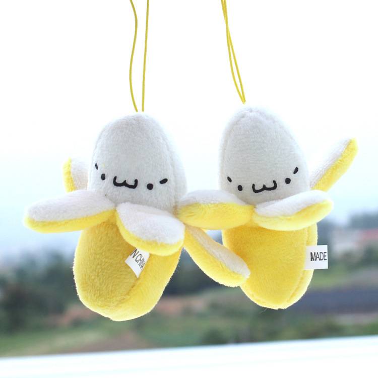 Fried Chicken Bag Junyan Text Emoticon Cute Plush Capricorn Banana Mobile Backpack Bags Plasma Toys Cartoon Trade