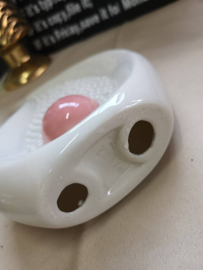 "Ink Porcelain" Porcelain Crafts Ceremony Ceramics Pearl Glaze Water Drops Swing Decoration