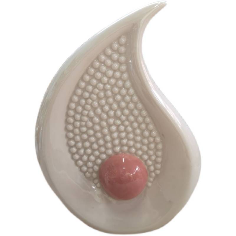 "Ink Porcelain" Porcelain Crafts Ceremony Ceramics Pearl Glaze Water Drops Swing Decoration