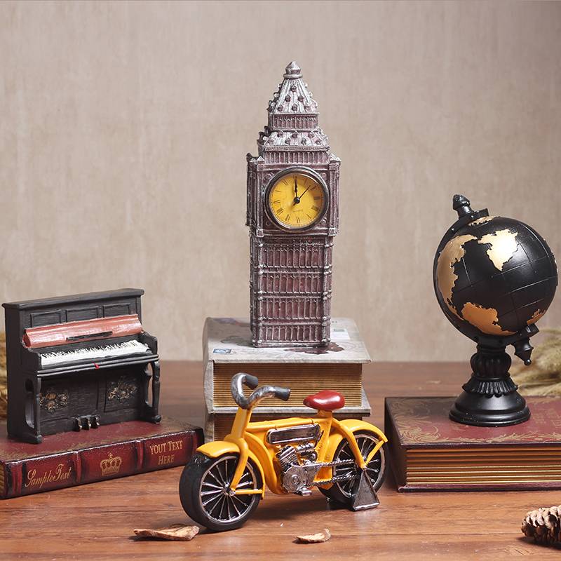 American retro creative sewing machine model swing clothing shop restaurant cafe shop window lane decoration