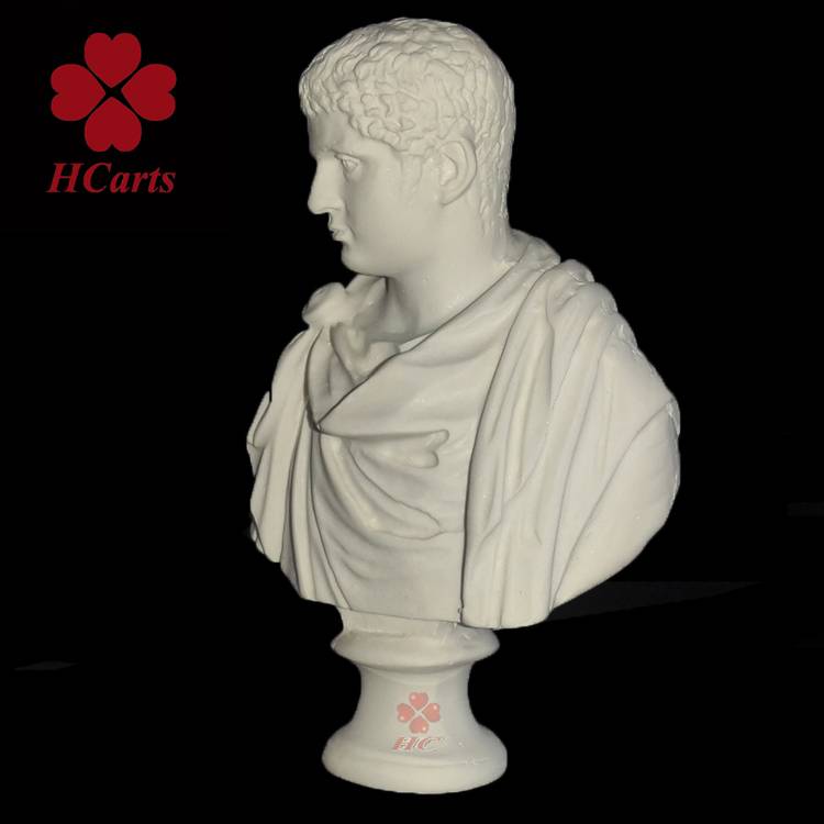 HCARTS mini resin gypsum statue Roman emperor Gatta mini gypsum statue desktop swing hand