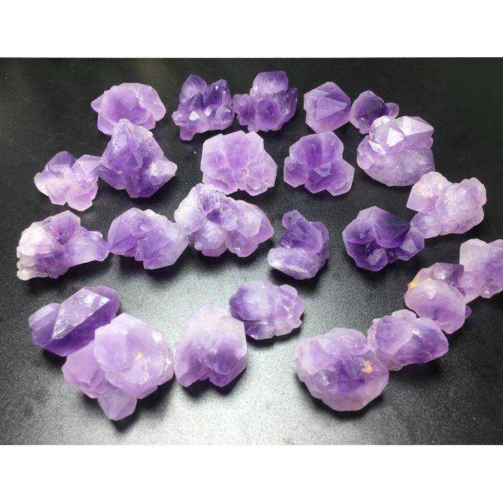Cross -border supply amethyst monocrystalline rough ameth crystal buds of perilla crystal rough ornament home decoration