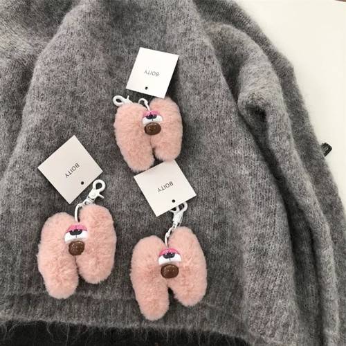 Cartoon plush handmade accessories keychain 68