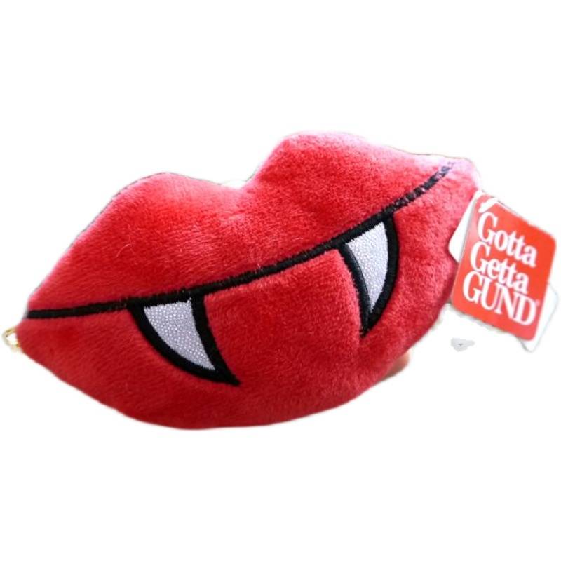 Exit the United States LOVE BITES Red Lip Little Devil plush pendant