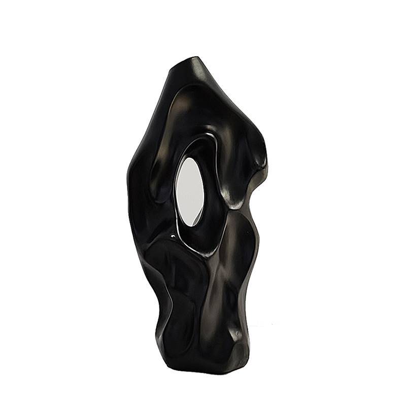 Secret truck Middle -style vase Black and white resin abstract art ornaments