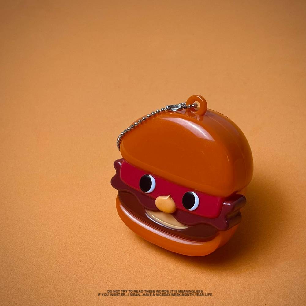 Burger pendant belt function Tail exit ornament hanging parts collection flaws, flaws, galaxy priests bulk cargo