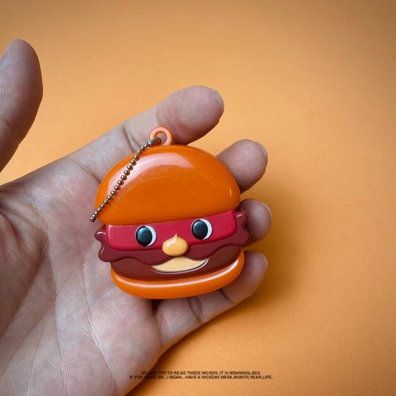 Burger pendant belt function Tail exit ornament hanging parts collection flaws, flaws, galaxy priests bulk cargo