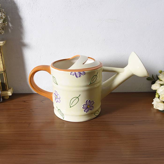Hand -painted flower flower pot flowers and flowers inserted field decoration decoration