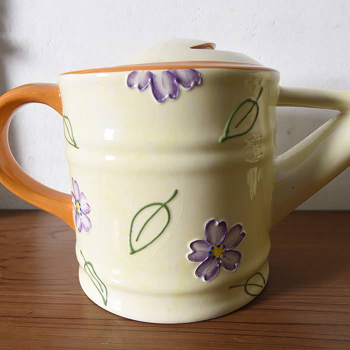 Hand -painted flower flower pot flowers and flowers inserted field decoration decoration