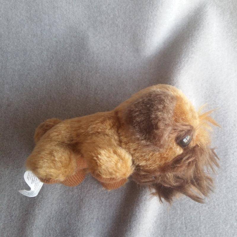 Plush key chain small pendant children toy big dog