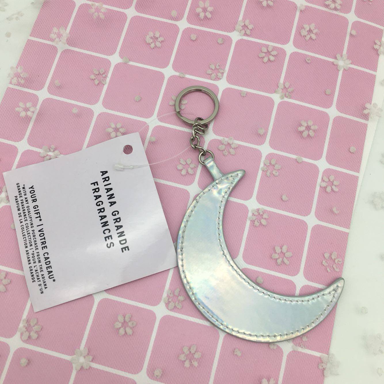 Original D Silver Beautiful Sailor Moon Moon Mustang Moon Laser Trade Towing Key Buckle Bag Hanging