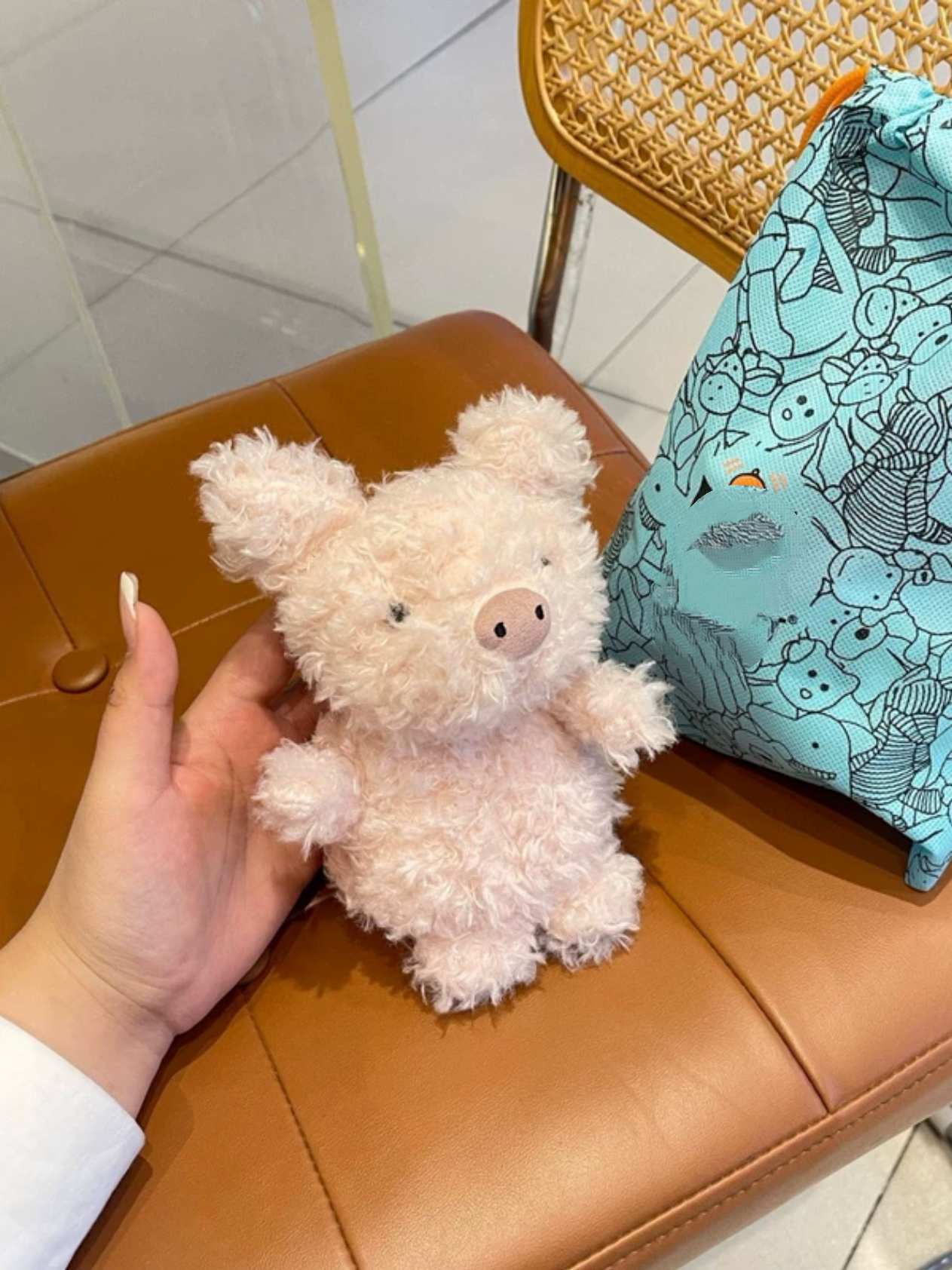 JC rolling new pig pendant doll bag puppet plush toy