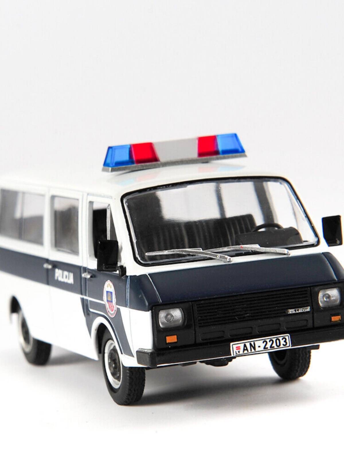 1:43 Alloy car Lafmine car police model decoration