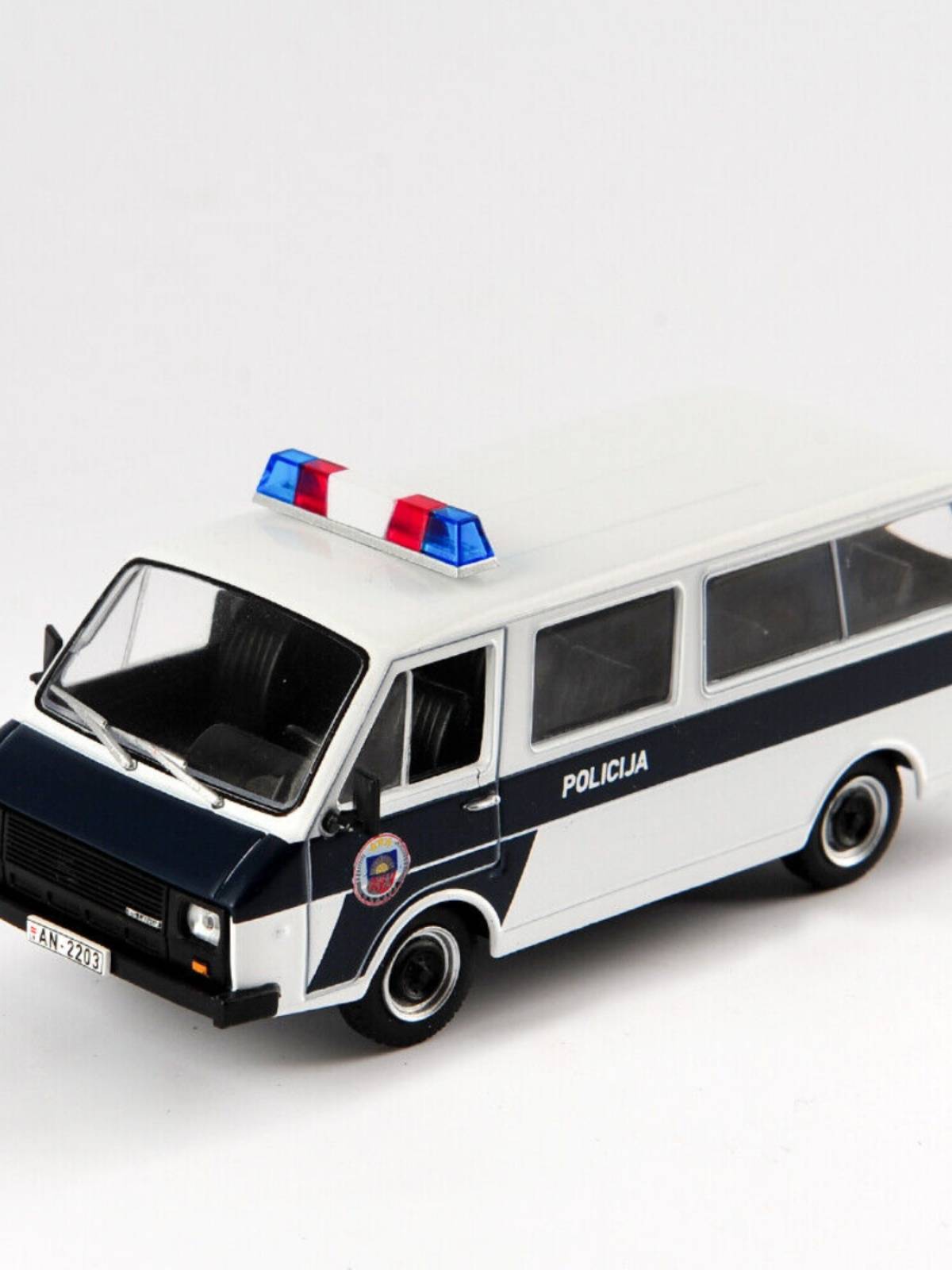 1:43 Alloy car Lafmine car police model decoration