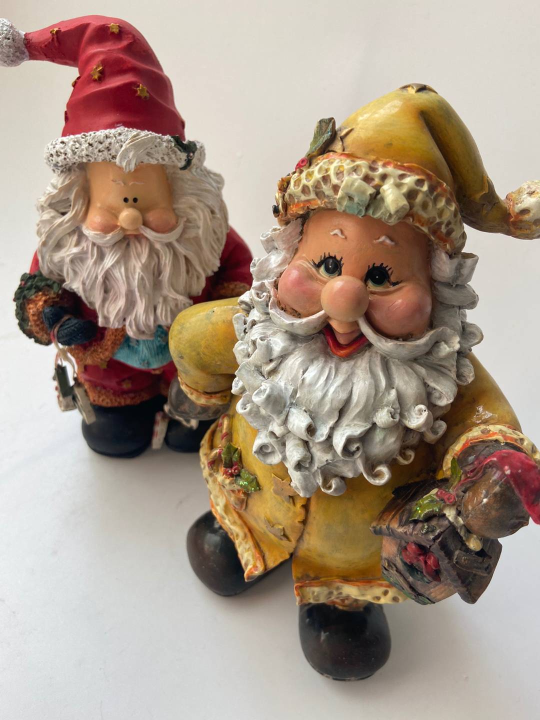 Taiwanese scarcity of cute instant instant noodle bearded Santa resin decoration, old goods sample orphan, deposit