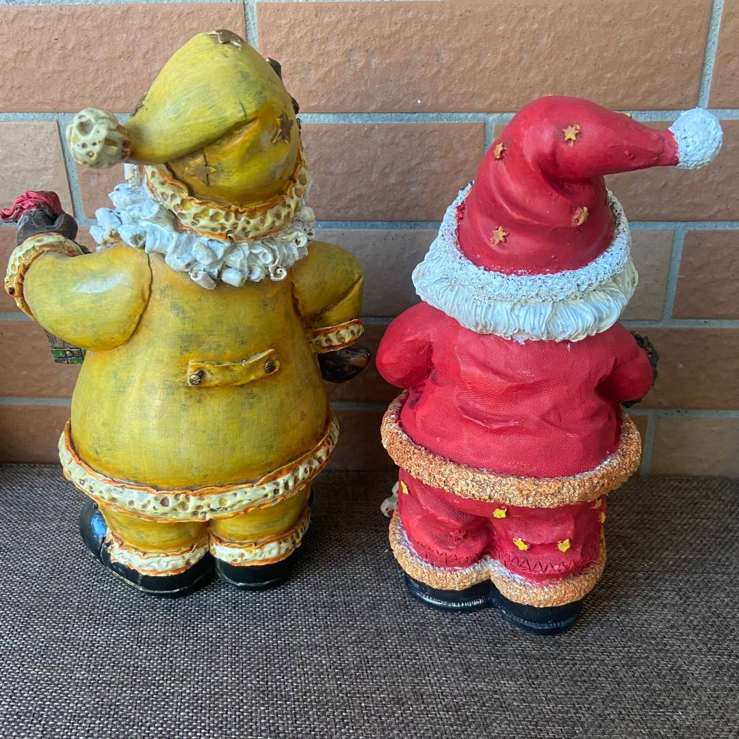 Taiwanese scarcity of cute instant instant noodle bearded Santa resin decoration, old goods sample orphan, deposit