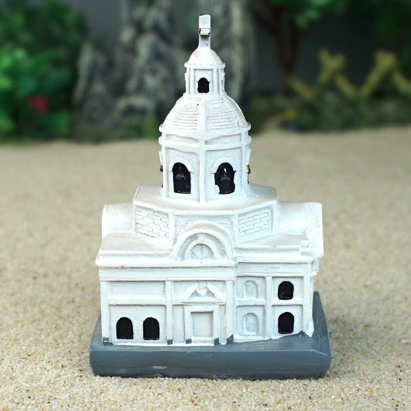 Psychological sand table game decoration model church resin
