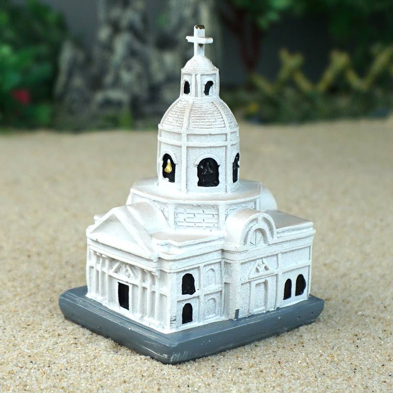 Psychological sand table game decoration model church resin