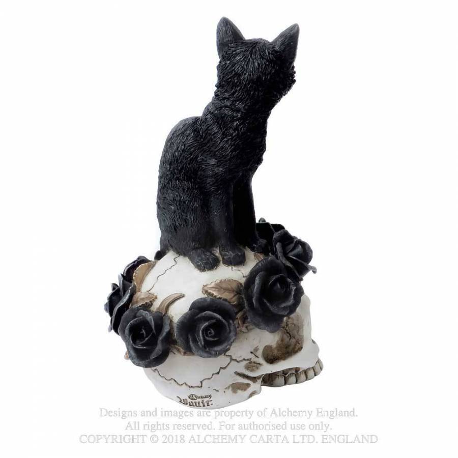 Alchemy The Vault V71 Grimalkin's Ghost Ghost Ghost Black Cat Skeleton Display British