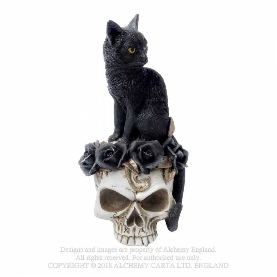 Alchemy The Vault V71 Grimalkin's Ghost Ghost Ghost Black Cat Skeleton Display British
