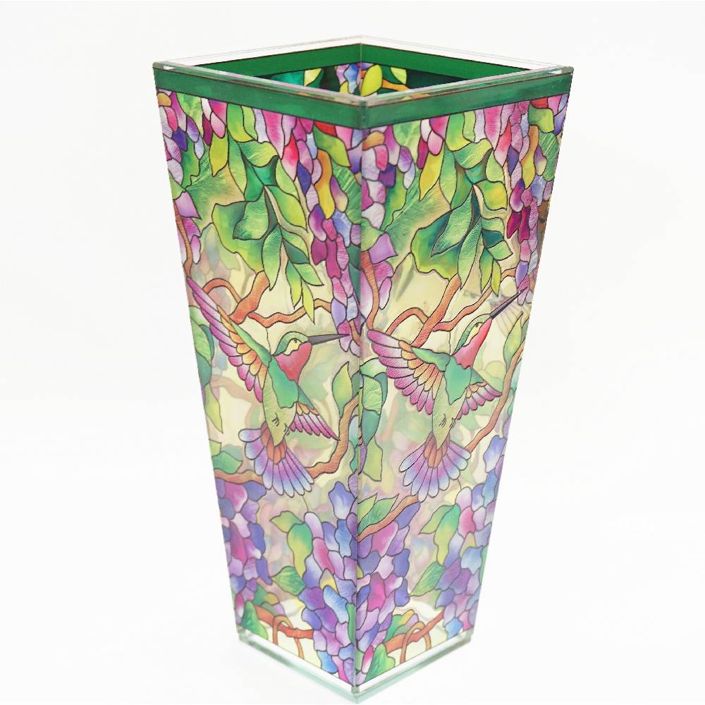 Retro gorgeous painted glass vase Exquisite gifts