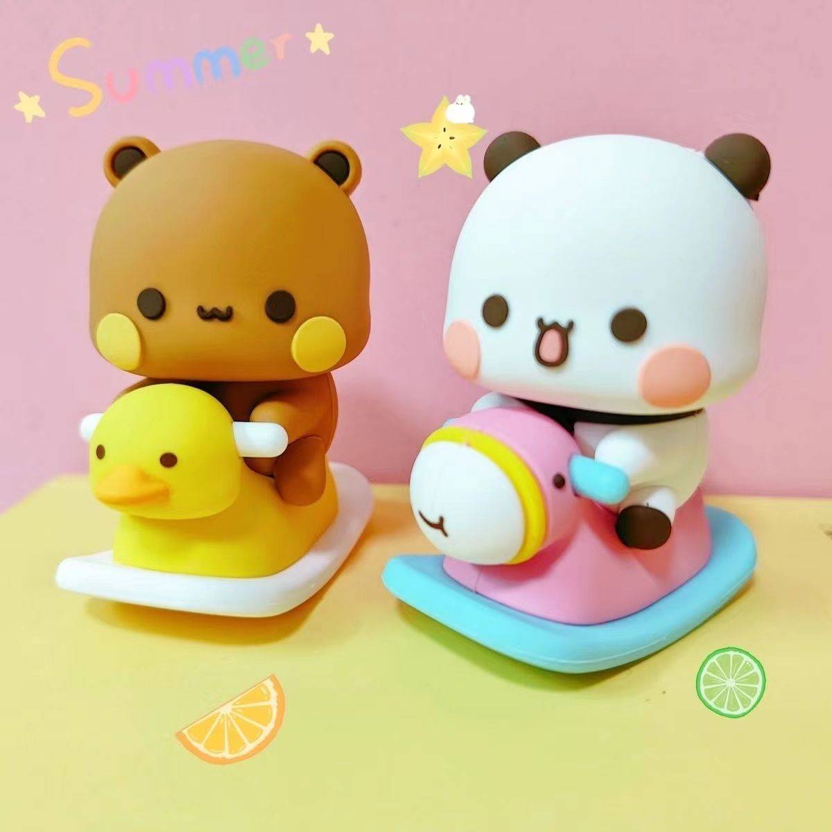 New product explosion one or two cloth hand -run car decoration tide doll cute male girlfriend birthday gift desktop decoration