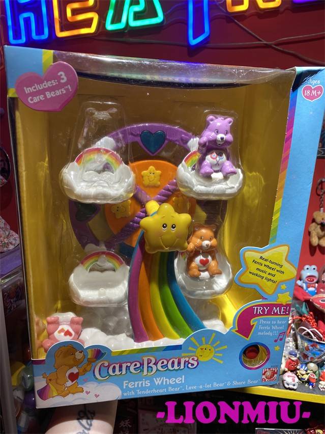 The new out -of -print 2003 rare Harajuku Harajuku cute love bear Ferris wheel collection toys