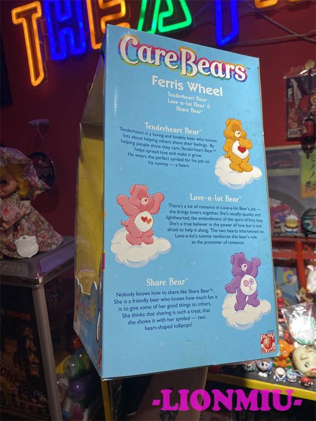 The new out -of -print 2003 rare Harajuku Harajuku cute love bear Ferris wheel collection toys