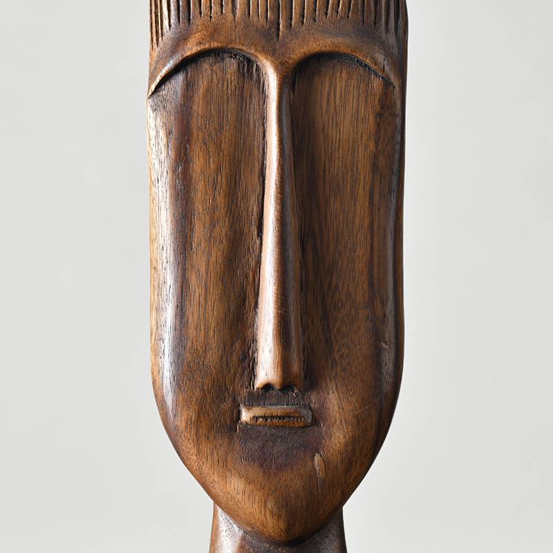 Garler imported creative handmade woodcarvan face