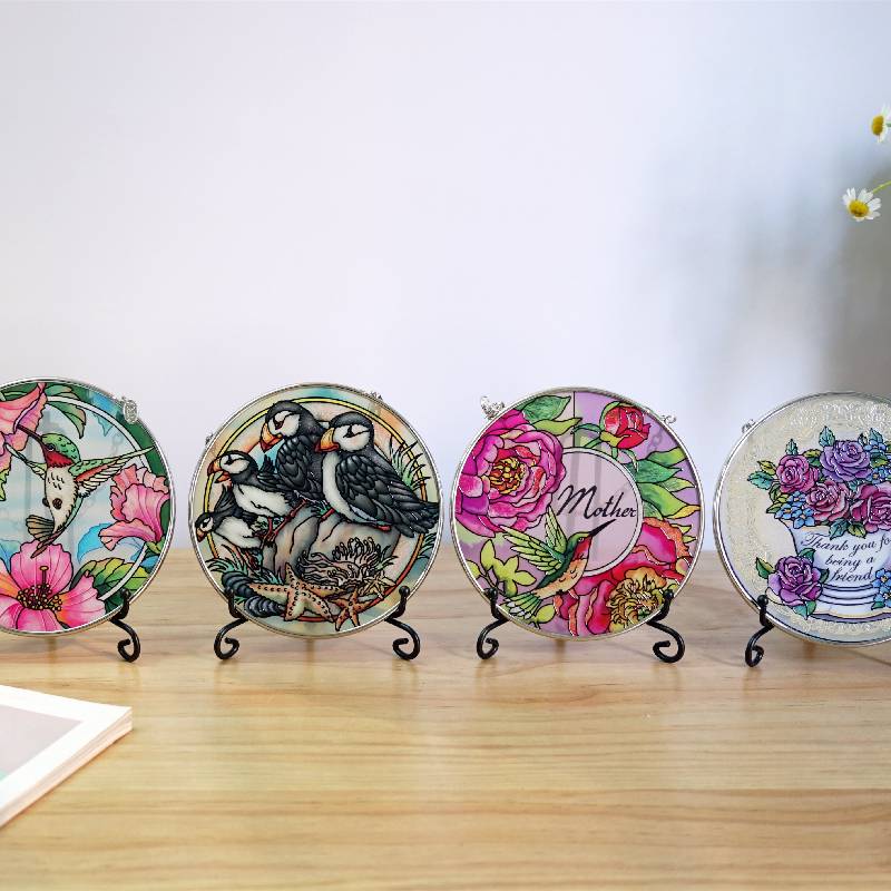 American AMIA painted glass ornaments American rare