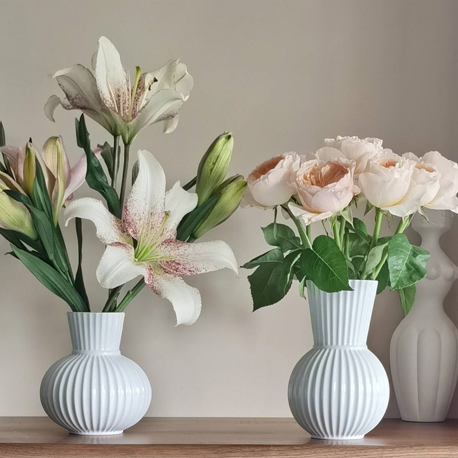 Nordic Minimal Home Denmark Lingbi Ceramic Vase