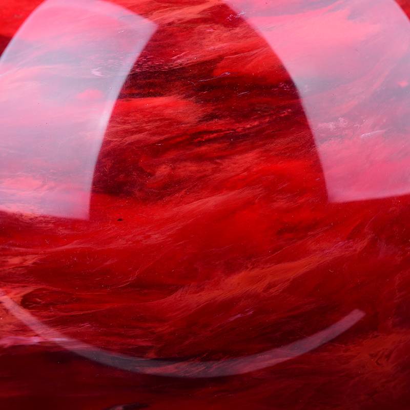 Natural red crystal ball cinnabar ball home decoration