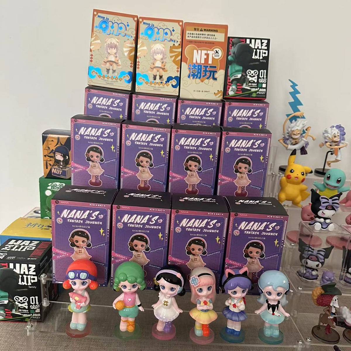 Special offer new authentic bubble Materara and other unpacking blind box Fushua inventory Clear Clear Clear Clear Dolls