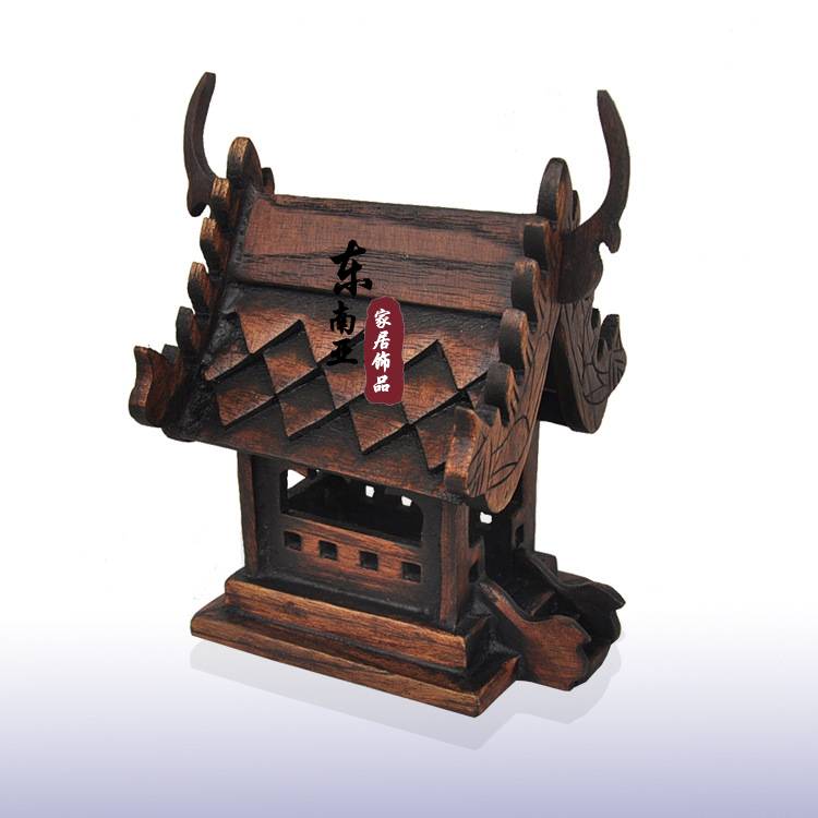 Thai handmade carvings woodcarving model room Hotel club soft clothing accessories decoration Thai solid wood house ornaments