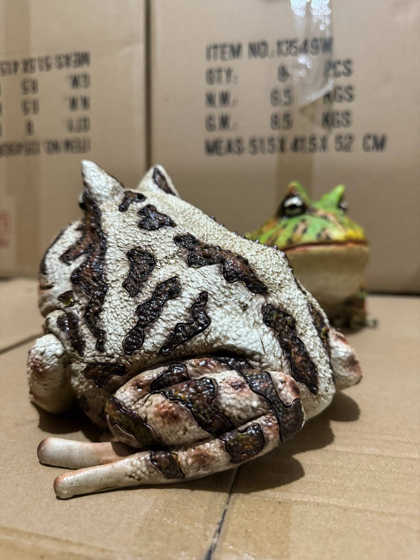 Simulation of the Brazilian horn frog model, last 6.The overall is very realistic and large.What is done