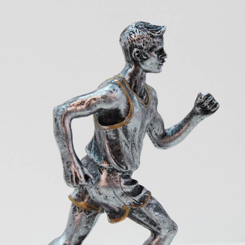 Resin sports series Silver running sports resin trophy for ornament creative gifts and crafts
