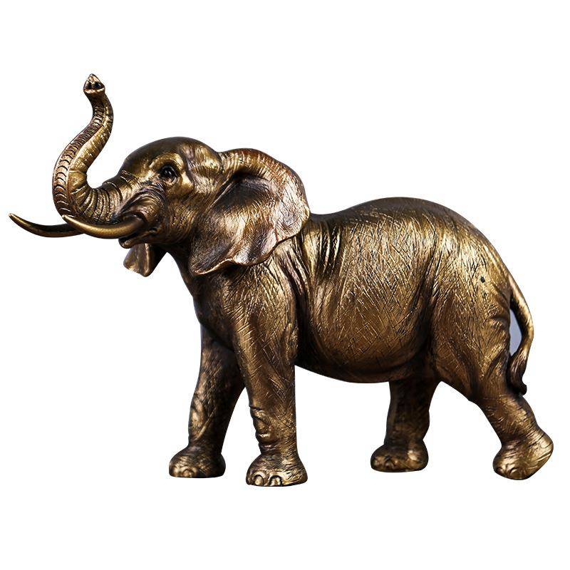 Factory recruiting elephant ornament living room Swing off gift resin handicraft genuine genuine products