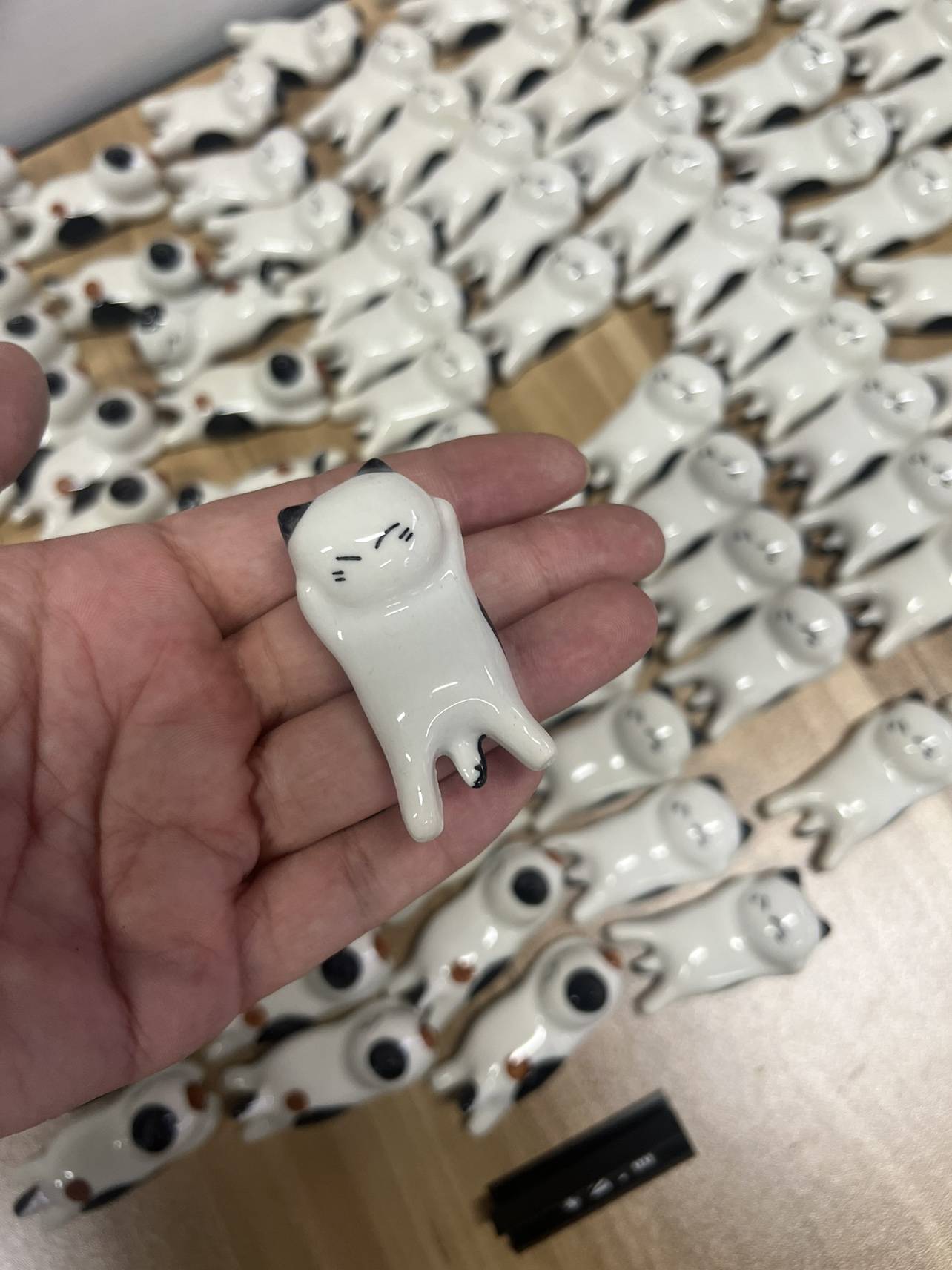 Creative cute animal pen rack cat cute cartoon Japanese -style chopsticks holding chopsticks holding home small decoration ceramics