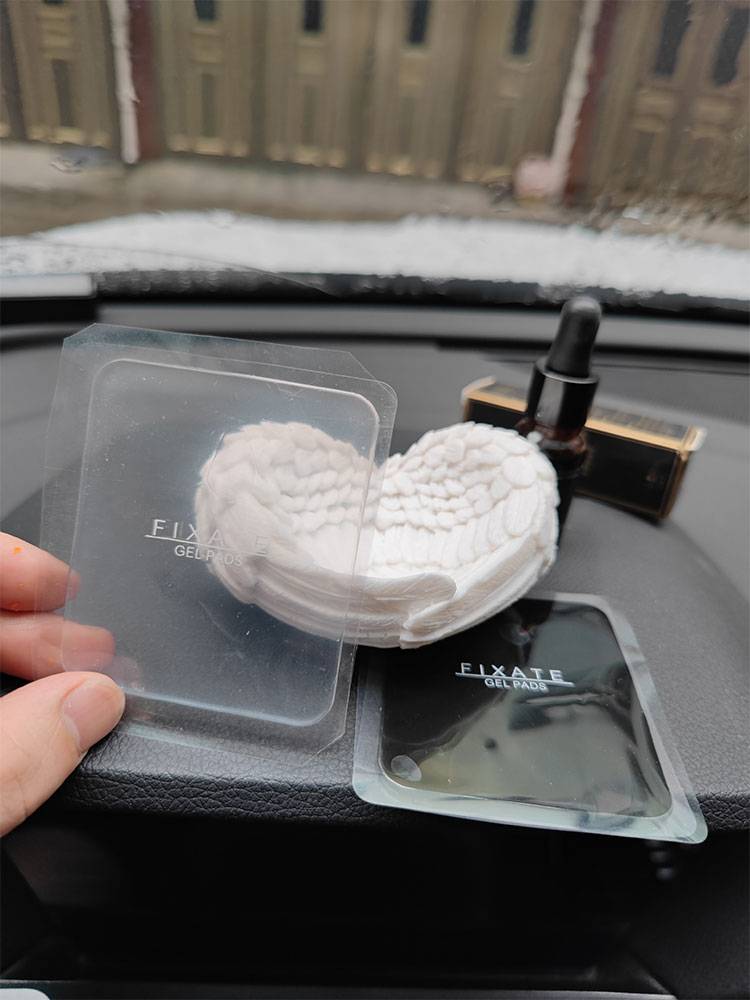 Will make a hand -made angel wings ornaments without fire, expansion, gypsum crystal ball base jewelry ring necklace necklace storage
