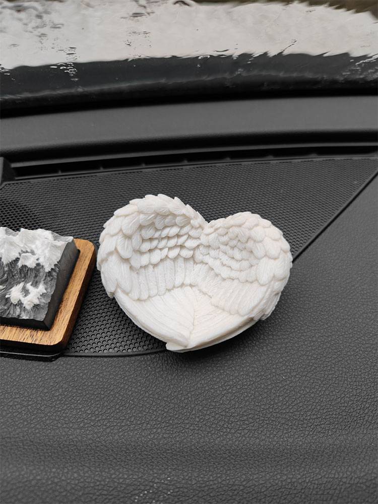 Will make a hand -made angel wings ornaments without fire, expansion, gypsum crystal ball base jewelry ring necklace necklace storage