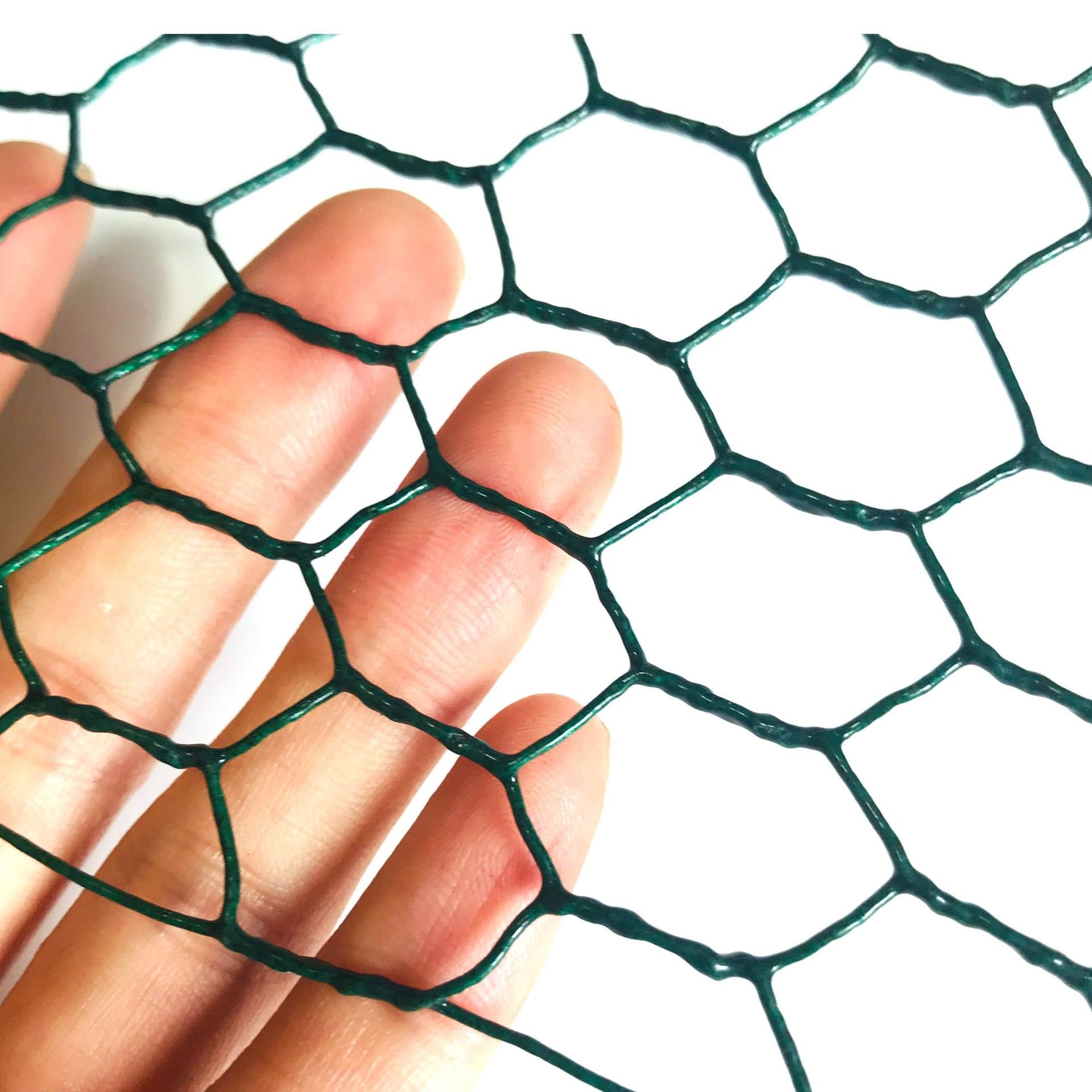 China flower green coating wire arrangement fence vegetable garden hexagonal Chicken wire