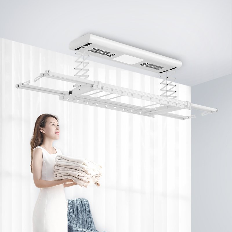 Automatic Clothes Drying Rack Electric Ceiling Clothes Drying Rack Balcony Ceiling Smart Automatic Rack Dryer Uv Clothes Dryer