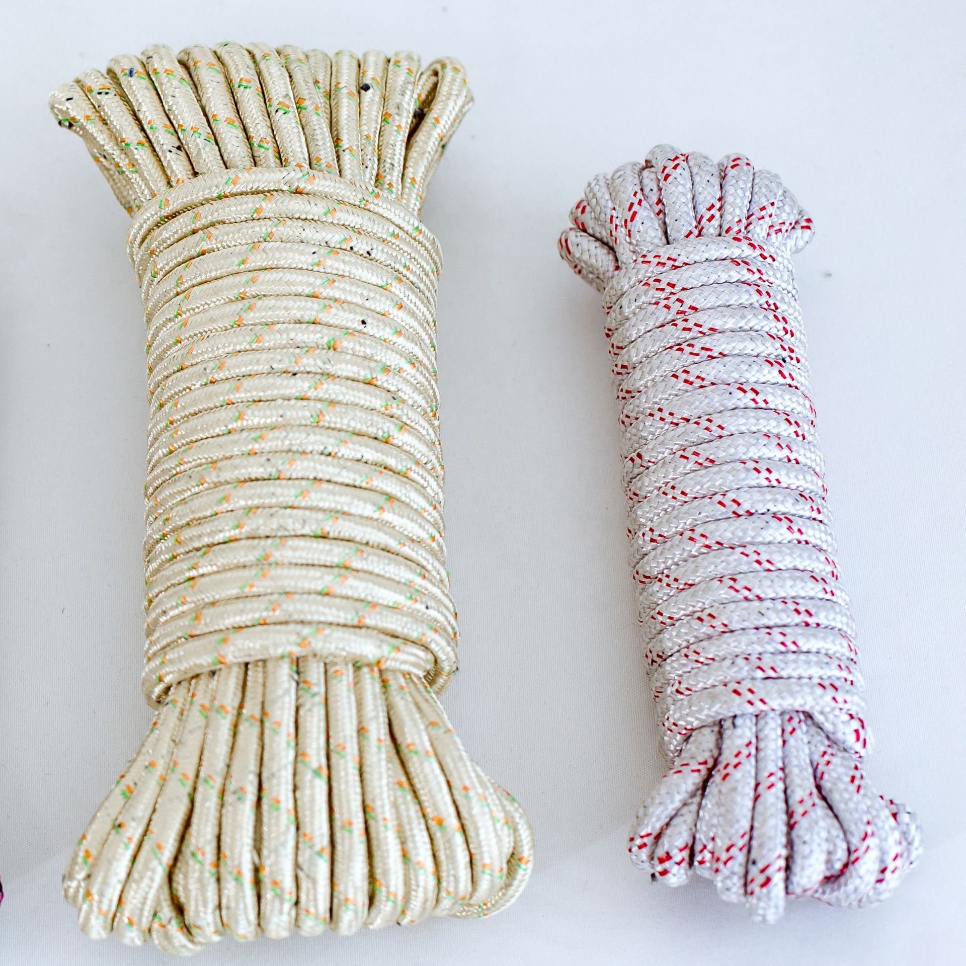 Solid Safety Rope Braided Polyester 14mm Static multicolor Climbing Rope 8mm Clothesline Polyester Cord