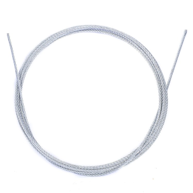 high carbon galvanised steel wires for fence bright steel wire rope 8.6mm Steel Wire Rope