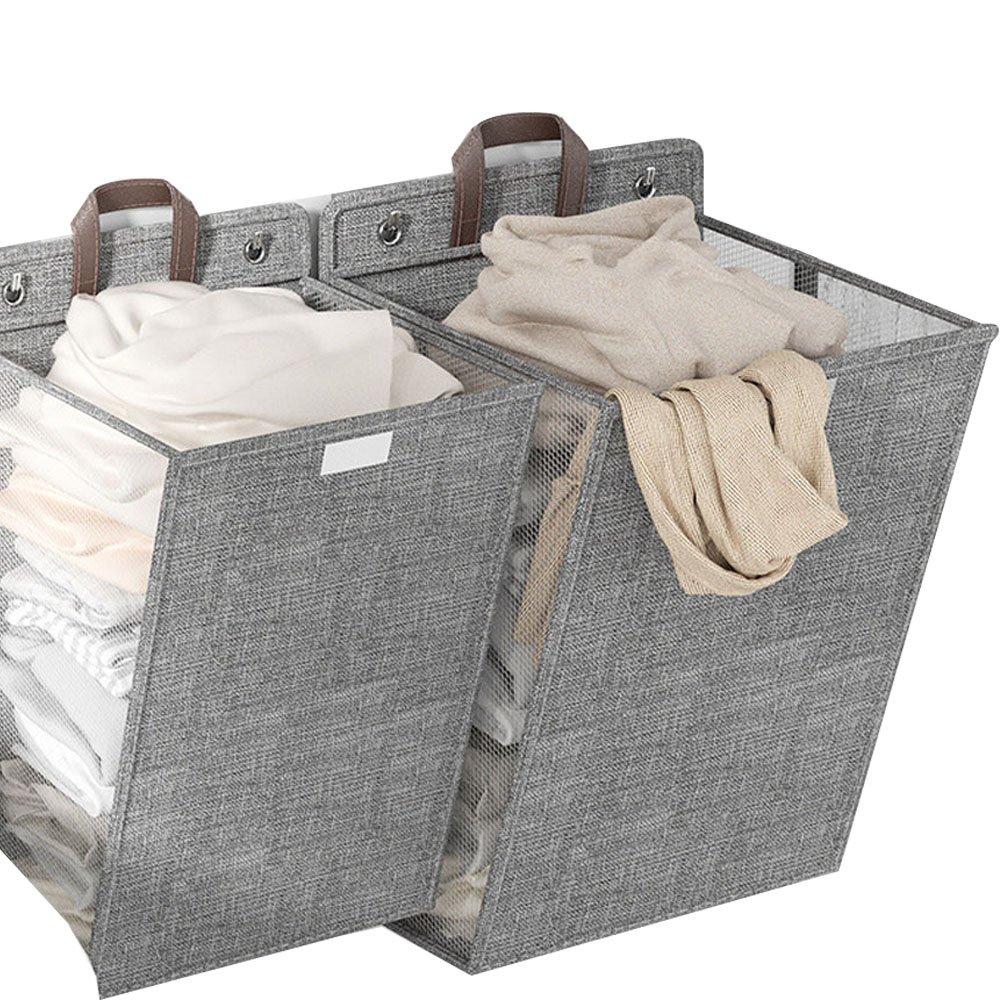 Dirty Clothes Basket Foldable Laundry Storage Basket Bathroom Clothes Household Wall Mounted Storage Basket