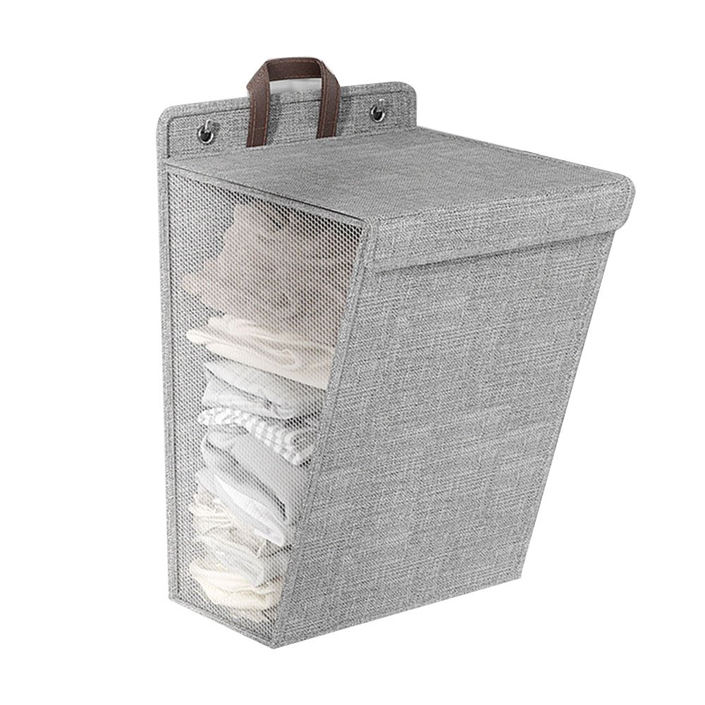 Dirty Clothes Basket Foldable Laundry Storage Basket Bathroom Clothes Household Wall Mounted Storage Basket