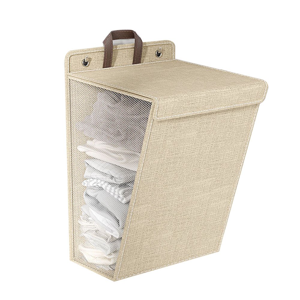 Dirty Clothes Basket Foldable Laundry Storage Basket Bathroom Clothes Household Wall Mounted Storage Basket